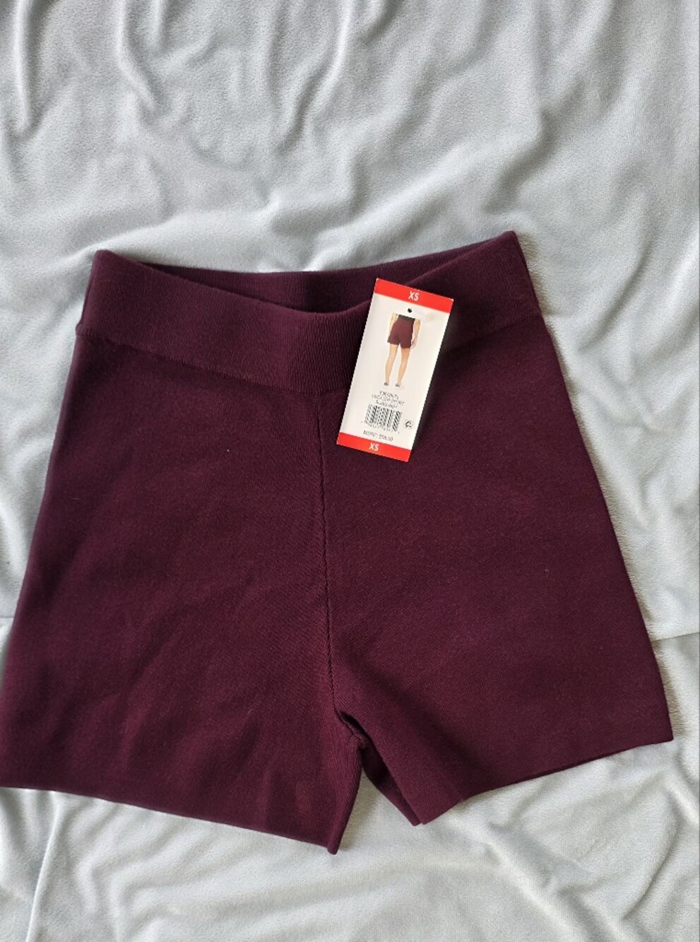 Scotch & Soda NWT Burgundy Knit Sweater Shorts XS High Rise Pull On MSRP $98 - Picture 2 of 6